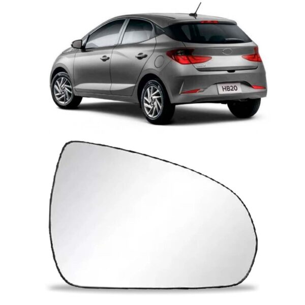 Lente Subconjunto Retrovisor Hb20 2020 A 2022 Lado Direito