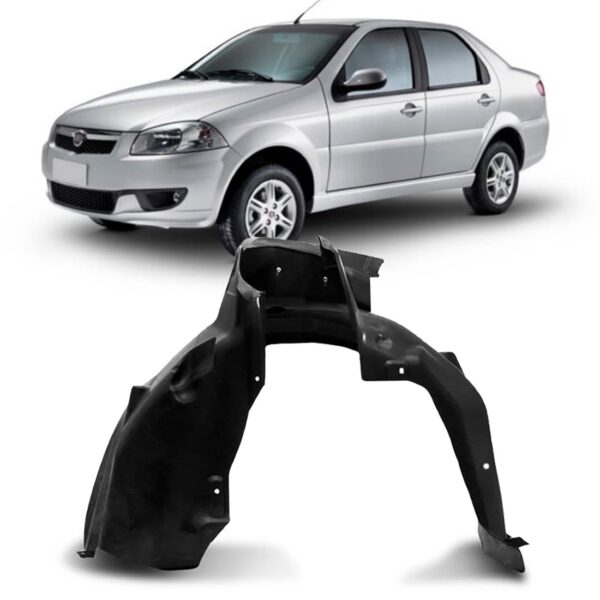 Protetor Caixa De Roda Dianteiro Grand Siena 2012 A 2022 Lado Esquerdo