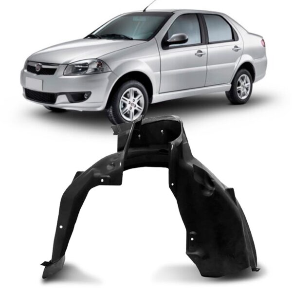 Protetor Caixa De Roda Dianteiro Grand Siena 2012 A 2022 Lado Direito