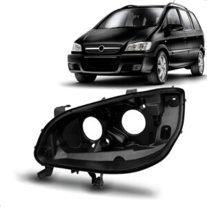 Carcaça Farol Para Chevrolet Zafira 2001 2002 2003 A 2012 Lado Esquerdo
