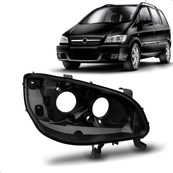 Carcaça Farol Para Chevrolet Zafira 2001 2002 2003 A 2012 Lado Direito