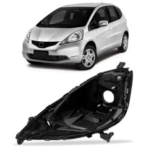 Carcaça Farol Honda City 2009 2010 2011 2012 Lado Esquerdo