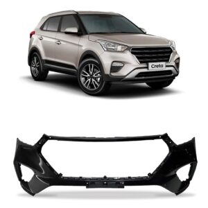 Parachoque Dianteiro Creta C/ Furo Milha 16/18 1a Linha Novo Preto