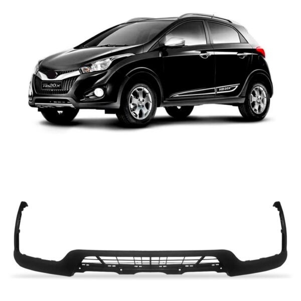 Spoiler Parachoque Dianteiro Hb20x 2012 A 2015 Preto