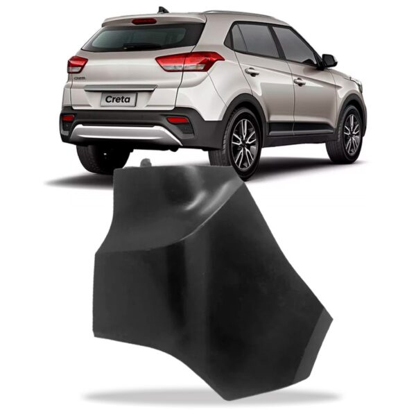 Polaina Parachoque Traseiro Para Hyundai Creta 2016 A 2019 Lado Direito
