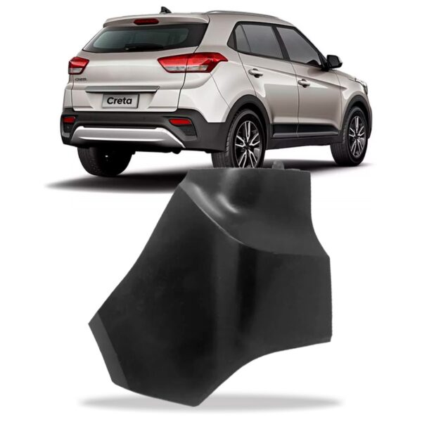 Polaina Parachoque Traseiro Para Hyundai Creta 2016 A 2019 Lado Esquerdo