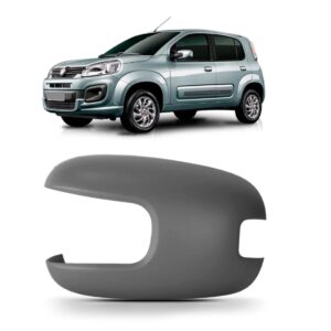 Capa Retrovisor C/furo Sinaleira E Primer Uno 2015 A 2021 Lado Esquerdo