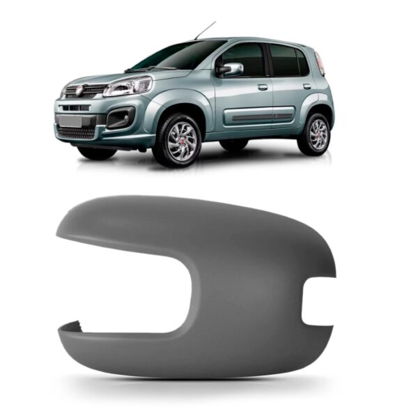 Capa Retrovisor C/furo Sinaleira E Primer Uno 2015 A 2021 Lado Esquerdo