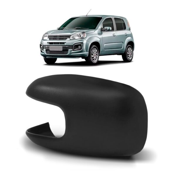 Capa Protetora De Retrovisor Uno Sem Furo Pisca 2015 A 2021 Lado Esquerdo