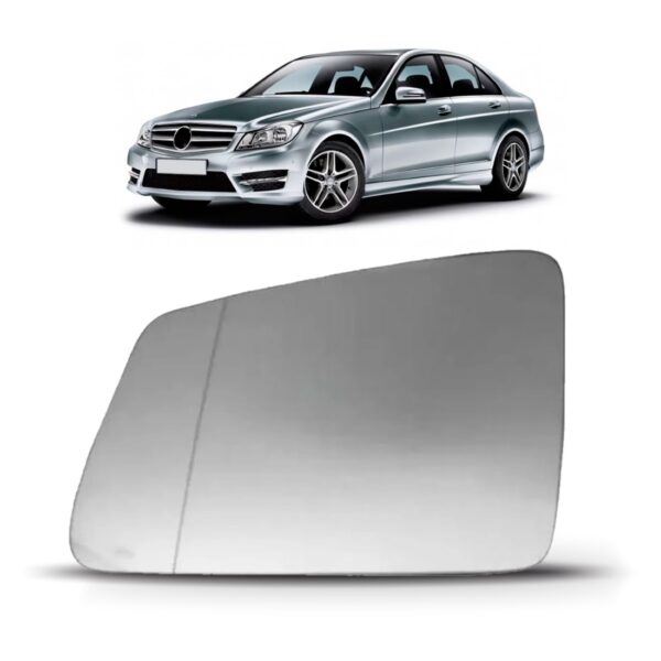 Lente De Retrovisor C180/c200 Com Ponto Cego 2008 A 2014  Lado Direito