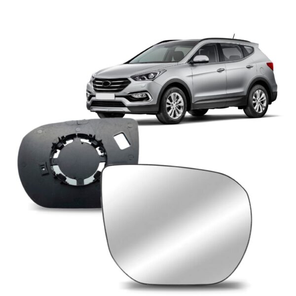 Lente Retrovisor Santa Fe 2014 2015 2016 2017 2018 2019 Lado Direito