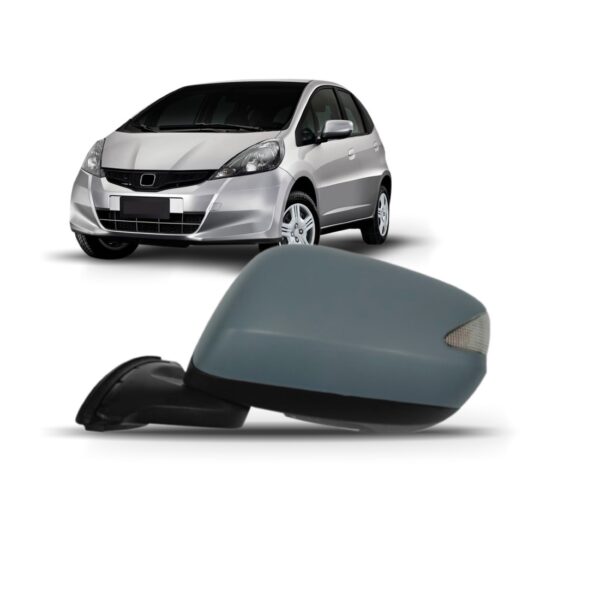 Retrovisor Eletrico Retratil Fit Com Pisca 2009 Á 2014 Lado Esquerdo