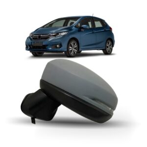 Retrovisor Elétrico Fit/ Wrv C/ Aquecedor E Pisca 14 A 2021 Lado Esquerdo