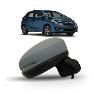 Retrovisor Elétrico Fit/ Wrv C/ Aquecedor E Pisca 14 A 2021 Lado Direito