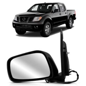 Retrovisor Eletrico Capa Preta Frontier 2008 A 2016 Lado Esquerdo