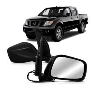 Retrovisor Eletrico Capa Preta Frontier 2008 A 2016 Lado Direito
