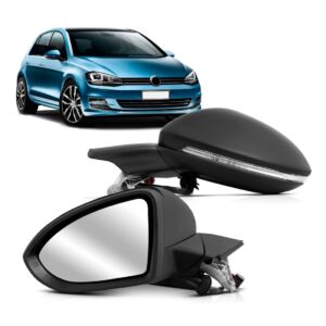 Retrovisor Golf Eletrico Com Sinaleira 2014 A 2018 Lado Esquerdo