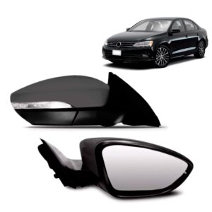 Retrovisor Eletrico Retratil Com Sinaleira Jetta 2011 A 2018 Lado Direito
