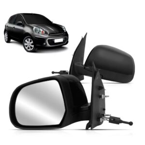 Retrovisor Com Controle March 2011 2012 2013 Lado Esquerdo