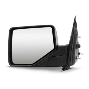 Retrovisor Fixo C/ Capa Preta Ranger 2010 A 2012 Lado Esquerdo