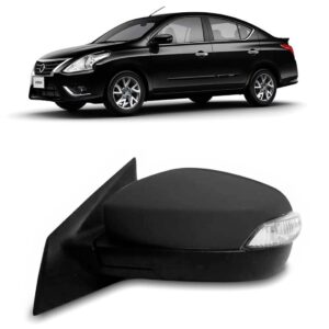 Retrovisor Eletrico Versa 2016 A 2019 C/ Sinaleira Largo Lado Esquerdo