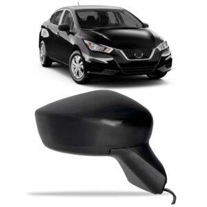 Retrovisor Elétrico Versa 2020 A 2022 C/ Capa Preta Lado Direito