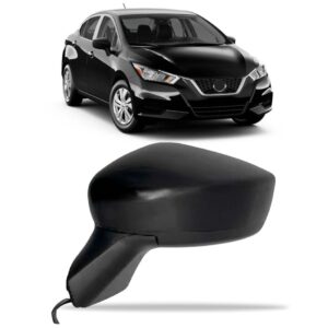 Retrovisor Elétrico Versa 2020 A 2022 C/ Capa Preta Lado Esquerdo