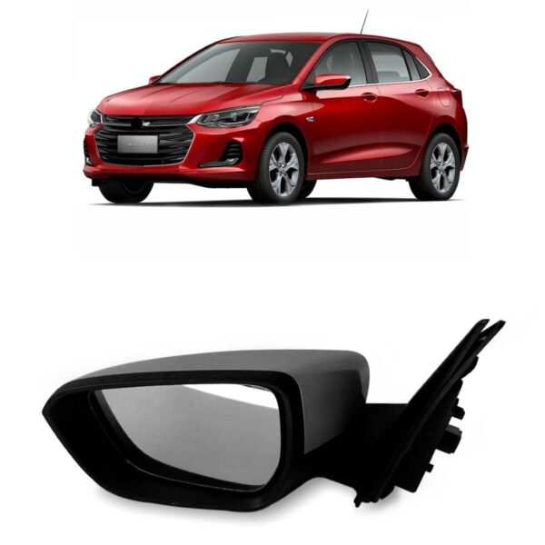 Retrovisor Eletrico Onix 2020 A 2024 Com Capa Primer Lado Esquerdo