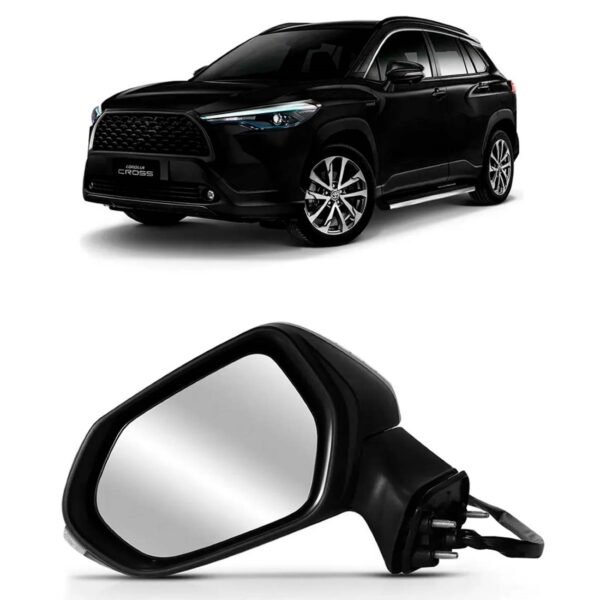 Retrovisor Elétrico Com Sinaleira Corolla Cross 21/22 Lado Esquerdo