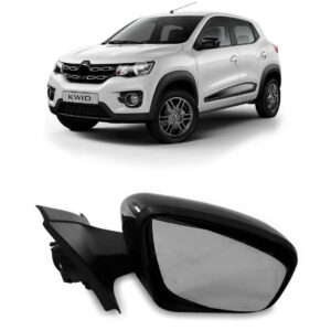 Retrovisor Elétrico C/ Capa Preta Kwid 2017 A 2023 Lado Direito