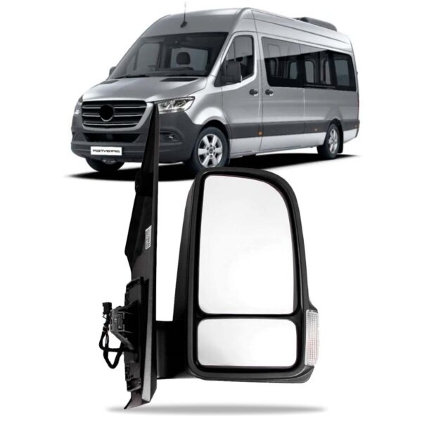 Retrovisor Com Sinaleira Capa Texturizada Sprinter 20/22 Lado Direito