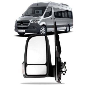 Retrovisor Elétrico Retrátil Com Sinaleira Sprinter 20/22 Lado Esquerdo