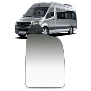 Lente Superior Retrovisor C/ Aquecedor Sprinter 2020 A 2022 Lado Esquerdo