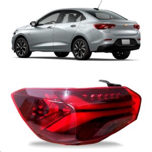 Lanterna Traseira Onix 2020 A 2023 Sedan Canto Com Led Lado Esquerdo