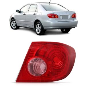 Lanterna Traseira Canto Corolla 2003 A 2007 Ré Rosa Lado Direito