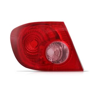 Lanterna Traseira Canto Corolla 2003 A 2007 Ré Rosa Lado Esquerdo