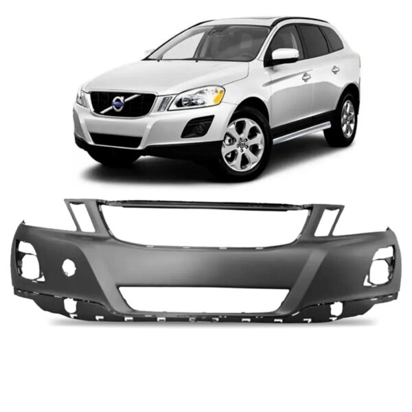 Parachoque Dianteiro Para Volvo Xc60 2008 A 2014 S/furo Novo Preto