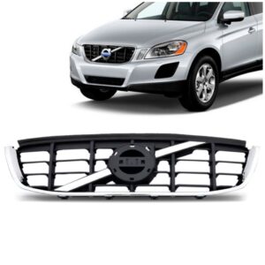 Grade Radiador Para Volvo Xc60 08 09 10 A 14 Friso 1a Linha Preto