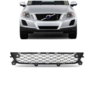 Grade Central Parachoque Volvo Xc60 2008 09 A 2014 1a Linha Preto