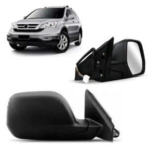 Retrovisor Eletrico Crv 2007 2008 2009 2010 2011 2012 Preto Lado Direito