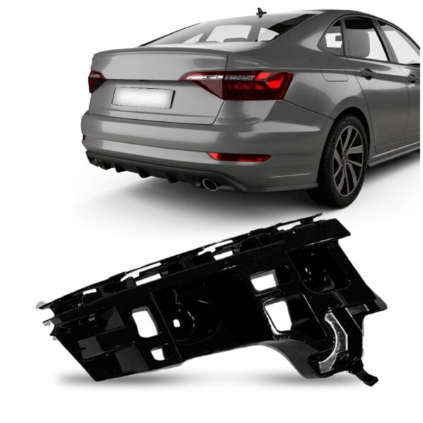 Suporte Guia Parachoque Traseiro Jetta 2019 2020 2021 2022 Lado Direito