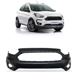 Parachoque Dianteiro Ka Freestyle Com Furo 19 A 22 Novo Preto