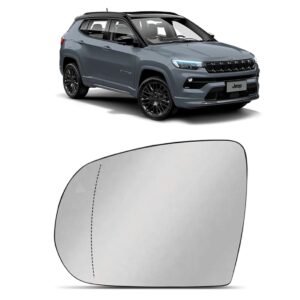 Lente Retrovisor Compass 2020 2021 2022 C/ Sensor Lado Esquerdo