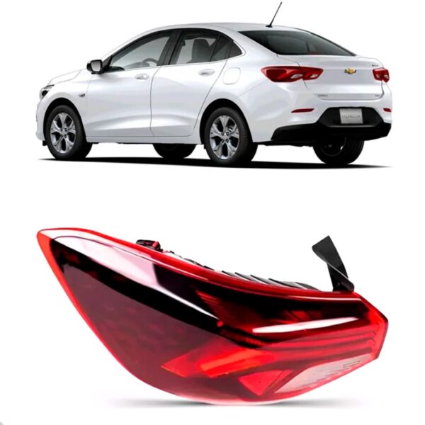 Lanterna Traseira Onix 2020 Até 2024 Canto Com Led Lado Esquerdo