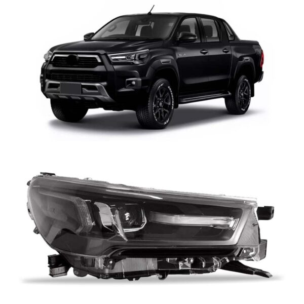 Farol Hilux 2020 2021 2022 Pick-up Elétrico C/ Led 1ª Linha - Direito/passageiro