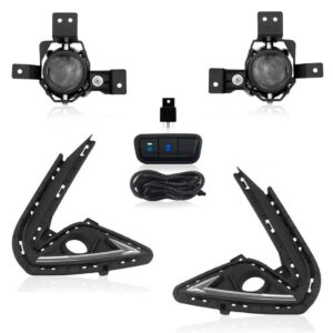 Kit Farol Milha Completo Hb20 C/ Friso Cromado 2020 A 2022