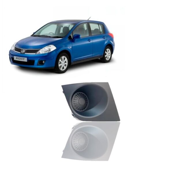 Moldura Milha Para Nissan Tiida 2011 A 2013 S/furo - Esquerdo Motorista