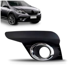 Moldura Farol De Milha Cromado Sandero 2020 2021 2022 Lado Esquerdo