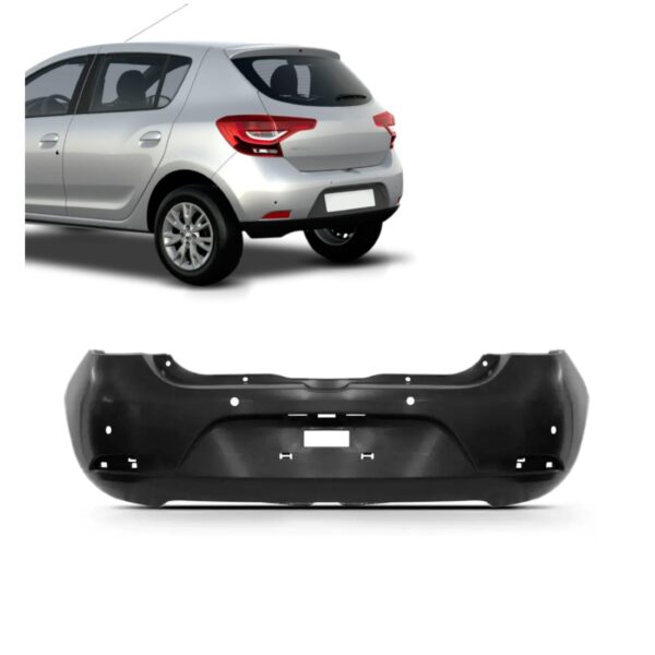 Envolvente Traseiro Sandero 2020 A 2022 Com Furo Para Sensor