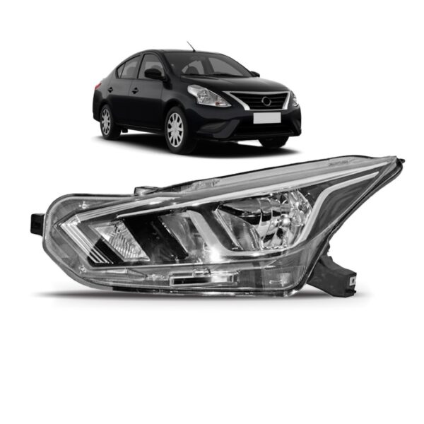 Farol Versa 2020 2021 2022 Regulagem Manual 1ª Linha Esquerdo/motorista